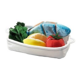 Bandeja de salmón de peluche