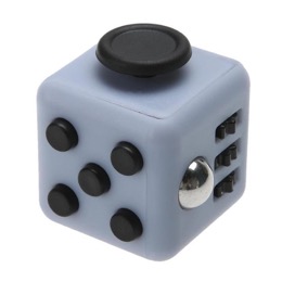Mini cubo anti estrés Figet Cube Gris