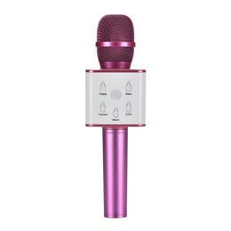 Micrófono inalámbrico Karaoke Q7 Rosa