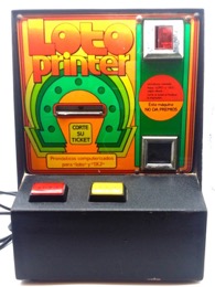 Expendedora de pronósticos computerizados Loto Printer