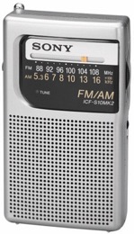 Radio FM/AM SONY bosillo