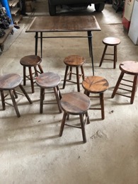 Taburetes madera 