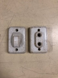 Juego de interruptor y toma de corriente enchufe planos JBC 6A-220V.