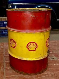 Bidón lubricante SHELL 200l vacío