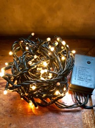 Guirnalada 100 luces transparentes programables | 8,5 mts 