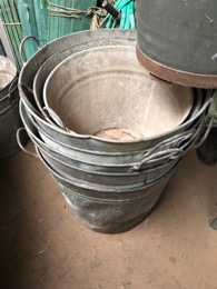 Cubos cónicos zinc gran tamaño