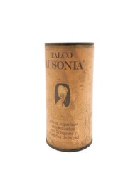 Bote metálico Talco AUSONIA doble tamaño