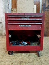 Carro armario herramientas taller | rojo