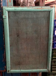 Fresquera de pared verde