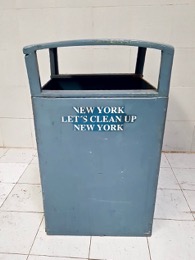 Papelera pública New York