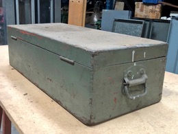 Caja madera para grupo hidráulico portátil