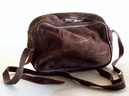 Macuto | Bolso de ante. Años 80