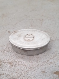 Marmita | Fiambrera aluminio oval | 17 cm | sin presillas