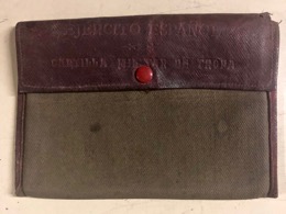 Funda porta documentos | Cartera de la cartilla tropa Ejército Español