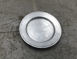 Plato aluminio | ⦵ 22 x 2,5 cm