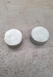 Latas de conservas aluminio Guerra Civil