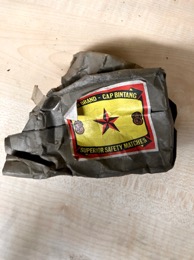 Papel envoltorio cerillas | STAR BRAND - CAP BINTANG