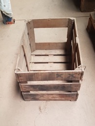 Caja madera listones | VIÑAS