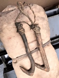 Ganchos rústicos de madera