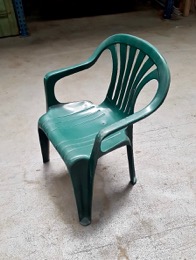 Silla de plástico apilable terraza | Bar | Verde oscuro