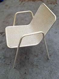 Sillas hierro colado apilables para jardin ó terraza | 60 x 50 x h 73 cm