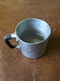 Vaso | Cacillo aluminio  |BISKOR con asa insulate | ⦵ 8 