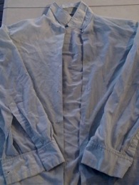 Camisa azul claro sin botones | Años 80