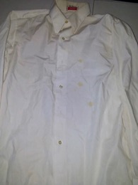 Camisa blanca  | Cuello pico | Años 70