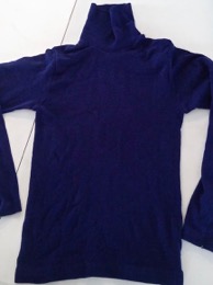Jersey cuello cisne azul cobalto