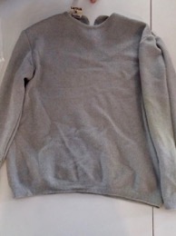 Suéter | Jersey cuello cerrado redondo LAYPUN color gris