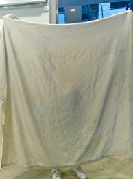 Colcha-manta interior de lana y fuera algodón 154 x 182 cm