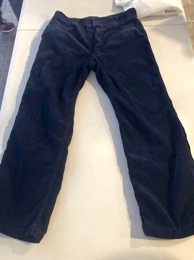Pantalón pana Lois 205 | talla 42. Azul marino | Años 70