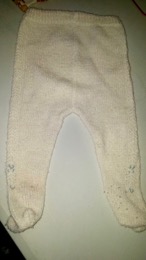 Pantalón polaina bebé punto claro