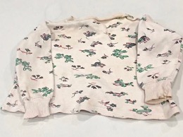 Camiseta bebé corta m/larga gastada
