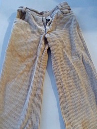 Pantalón pana gruesa beige | Talla 12