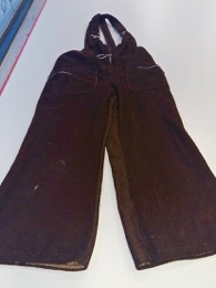 Pantalón | Petó tirantes marrón | Tall 3-4 | 1973