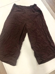 Pantalón pirata marron señora (gastado)