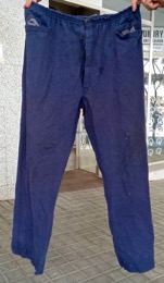 Pantalón taller mecánico abotonado