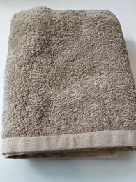 Toalla de baño rizo 70 x 130 color visón