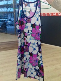 Vestido verano licra floreado señora
