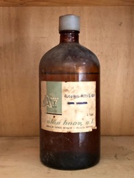 Botella vidrio con Alcohol Amílico | Alós Hnos | 1 L