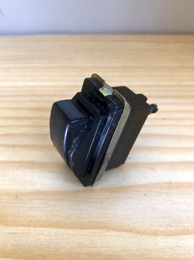 Mecanismo Interruptor PLASTIMETAL Mod 604 | 6A-250v | Caoba 