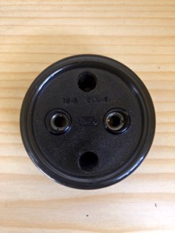 Toma de corriente enchufe circular industrial BJC | 10A -250V | Oscuro