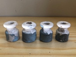 Aisladores | Derivadores de porcelana  ⦵ 2 cm