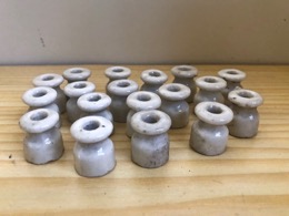 Aisladores | Derivadores de porcelana  ⦵ 1,5 cm