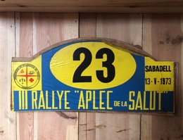 Distintivo Rallye_III Apec de la Salut. | Sabadell 13-V-1973