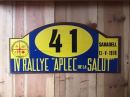 Distintivo Rallye_IV Apec de la Salut. | Sabadell 13-V-1974
