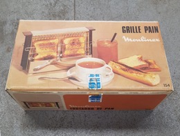 Caja tostador de pan MOULINEX bitensión Mod. 154 | Años 80