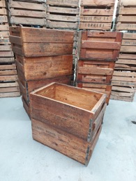 Caja madera robusta | 64 x 42,5 x h 28 cm