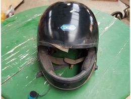 Casco integral SHOEI S-20 con intercomunicador | Años 70